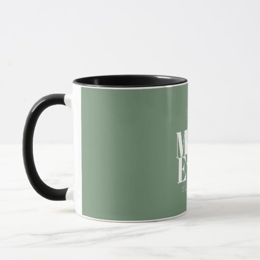Mug Meilleure maman jamais typographie Customisée (Gauche)