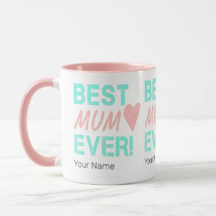Mug Meilleure maman Jamais Vintage maman Coeur pour la