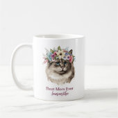 Mug Meilleure Maman Jamais Whimsical Floral Watercolor (Gauche)