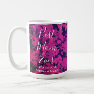 Mug Meilleure Maman Jardin Floral Rose