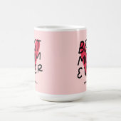 Mug Meilleure Maman Jour de la main moderne (Centre)