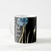 Mug Meilleure Maman Jour des Mères Monogramme Floral (Devant gauche)