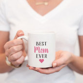 Mug Meilleure Maman Jour Pink Script Fête des mères
