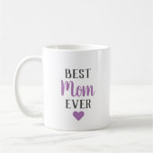 Mug Meilleure Maman Jour Purple Script Mothers (Gauche)