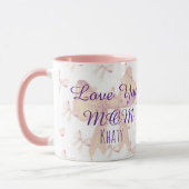 Mug Meilleure Maman Jour Ruban Élégant Fête des mères  (Gauche)