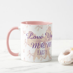 Mug Meilleure Maman Jour Ruban Élégant Fête des mères 