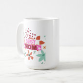 Mug Meilleure maman Joyeuse fête des Mères (Devant gauche)