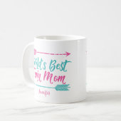 Mug Meilleure maman jumelle du monde Fête des jolies m (Devant gauche)