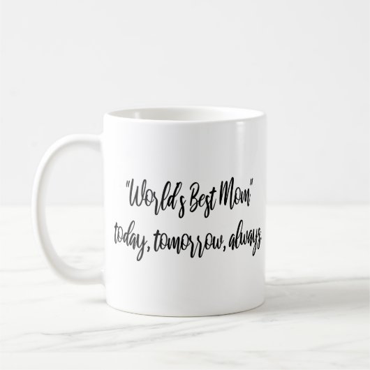 Mug Meilleure maman maman moderne du monde (Gauche)