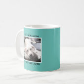 Mug Meilleure maman mignonne Chien Chien clair Turquoi (Devant gauche)
