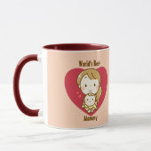Mug Meilleure maman mignonne Fête des Mères Kawaii Car (Gauche)