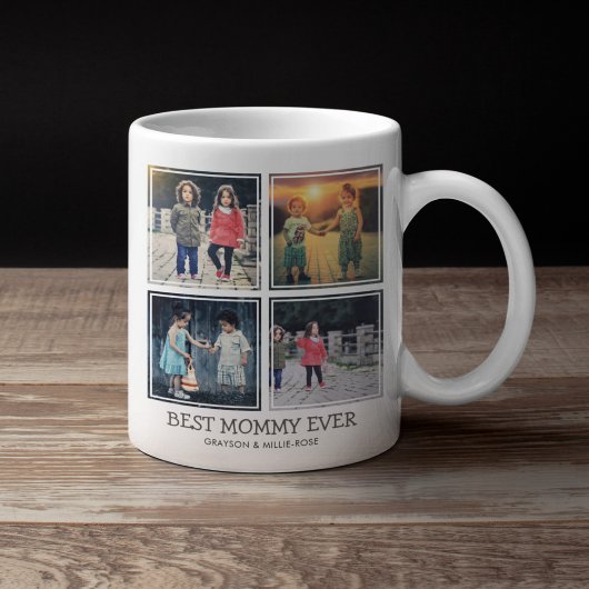 Mug Meilleure maman moderne | Collage de photos