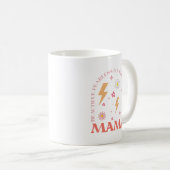 Mug Meilleure Maman Moderne Orange et Rose (Devant droit)