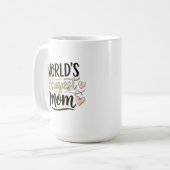 Mug Meilleure Maman Moyenne du Monde (Devant gauche)