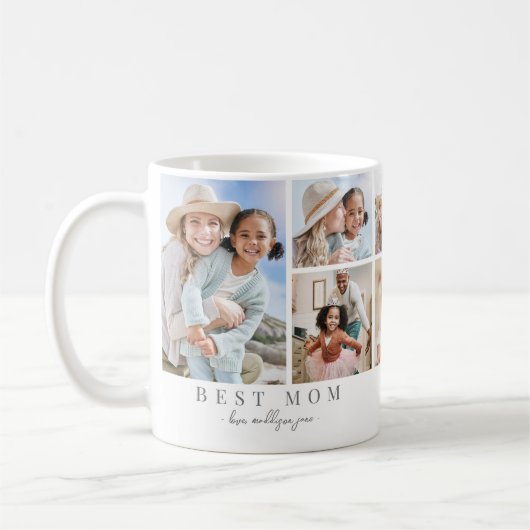 Mug Meilleure maman photo Collage mère (Gauche)