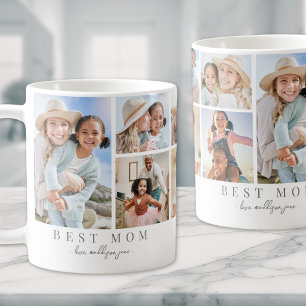 Mug Meilleure maman photo Collage mère