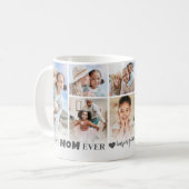 Mug Meilleure maman photo Collage mère (Devant gauche)