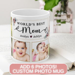 Mug Meilleure maman Photo personnalisée Collage de pho