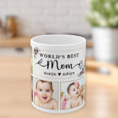 Mug Meilleure maman Photo personnalisée Collage de pho