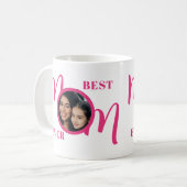Mug Meilleure Maman Photo Rose (Devant gauche)