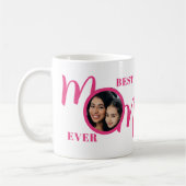 Mug Meilleure Maman Photo Rose (Gauche)