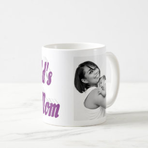 Mug Meilleure maman photo texte violet