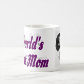 Mug Meilleure maman photo texte violet (Centre)