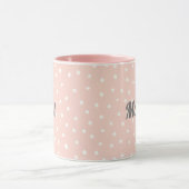 Mug Meilleure maman Pois rose (Centre)