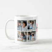 Mug Meilleure Maman Supplémentaire Moderne | Collage d (Gauche)
