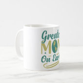 Mug Meilleure Maman Sur Terre Fête des mères Environne (Devant gauche)