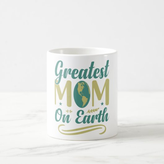 Mug Meilleure Maman Sur Terre Fête des mères Environne (Centre)