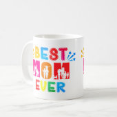 Mug Meilleure Maman Texte (Devant gauche)