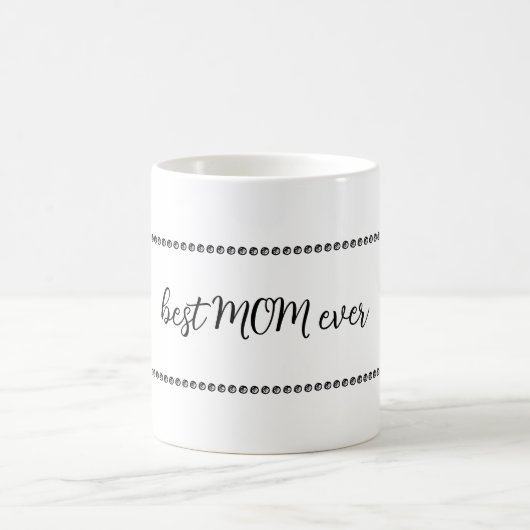Mug Meilleure maman Texte et points (Centre)