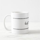 Mug Meilleure maman Texte et points (Gauche)