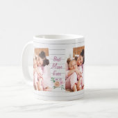 Mug Meilleure Maman Toujours Personnalisé 3 Photo - Bl (Devant gauche)