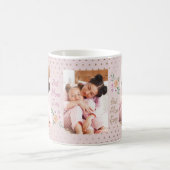 Mug Meilleure Maman toujours personnalisée Photo rose (Centre)