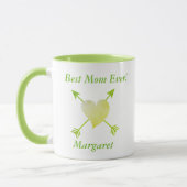 Mug Meilleure maman toujours thème de coeur (Gauche)