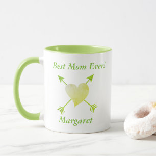 Mug Meilleure maman toujours thème de coeur