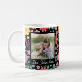 Mug Meilleure Maman Toujours Vibrant Floral Photo Coll (Gauche)