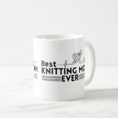 Mug Meilleure maman tricot jamais (Devant droit)