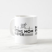 Mug Meilleure maman tricot jamais (Devant gauche)