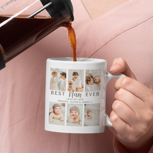 Mug Meilleure Mamie de Style 6 Photos