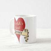 Mug Meilleure mamie du monde (Devant gauche)