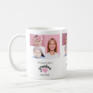 Mug Meilleure Mamie du Monde Collage 3 photos Mignon