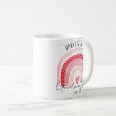 Mug Meilleure Marraine du Monde Rose Saint-Valentin (Devant droit)