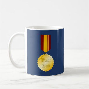 Mug Meilleure médaille papa Broch Fête du Père