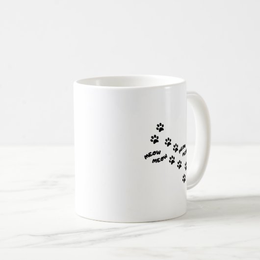 Mug meilleure mère de chat (Devant droit)