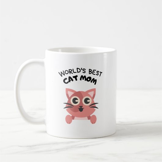 Mug meilleure mère de chat (Gauche)