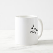 Mug meilleure mère de chat noir (Devant droit)