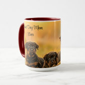 Mug Meilleure mère de chien (Devant gauche)